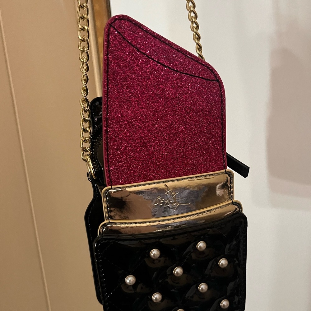Cute lipstick Betsey Johnson purse